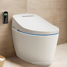 Automatic Smart One Piece Wash Bidet Water Tankless Intelligent Sanitary Ware Auto Close Wc Heated Electric Toilet